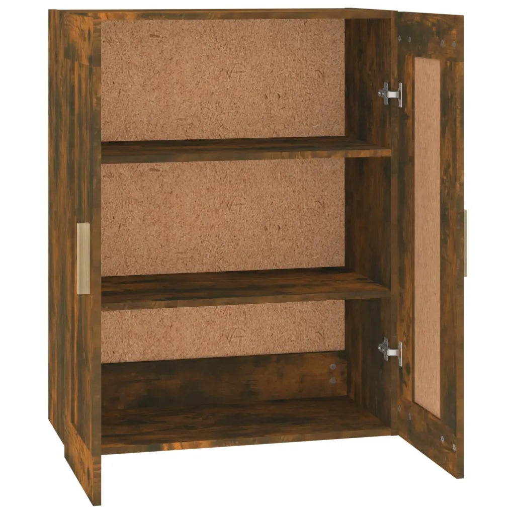 Mobile a Parete Rovere Fumo 69,5x32,5x90cm in Legno Multistrato cod mxl 40694