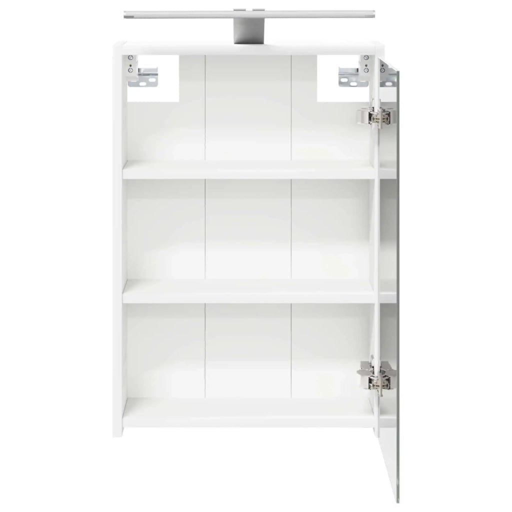 Mobiletto per specchio da bagno Bianco 43 x 16 x 62.5 cm
