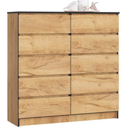 Cassettiera AKORD K120 Quercia Craft 120 cm 10 cassetti 120x40x121 cm