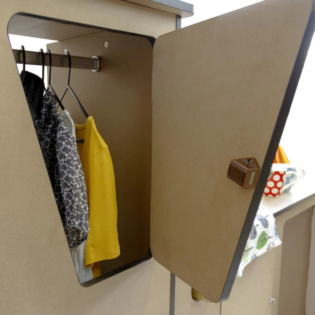 MDF Camper Interno Campervan Armadio Credenza Camper Pod VW T4 LHD Transporter