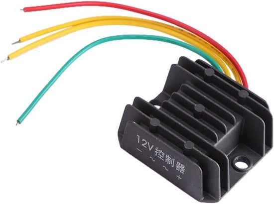 Generatore di Vento Regolatore di Carica 300W DC 12V Impermeabile Regolatore Unifase Nero.