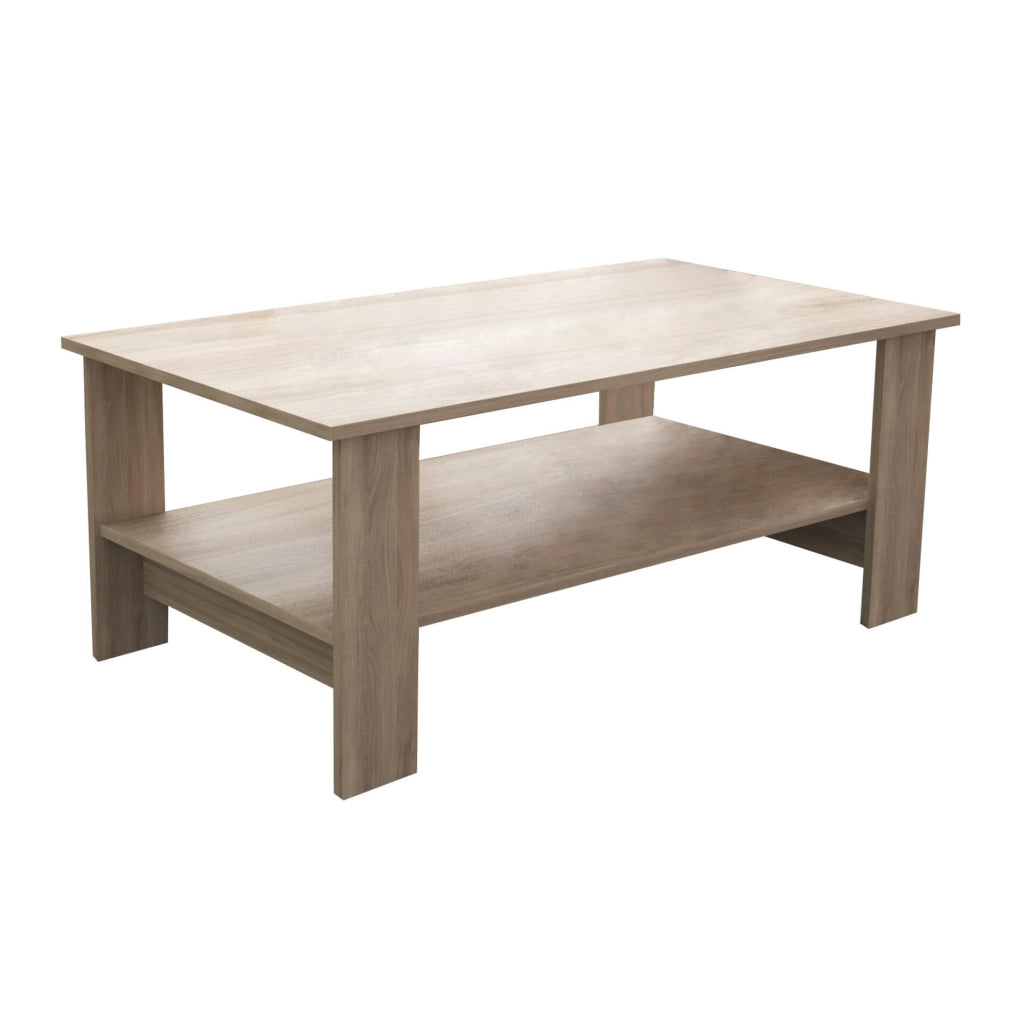 Tavolino da Salotto con ripiano Moderno in Legno Composito 100x40 - JONNY