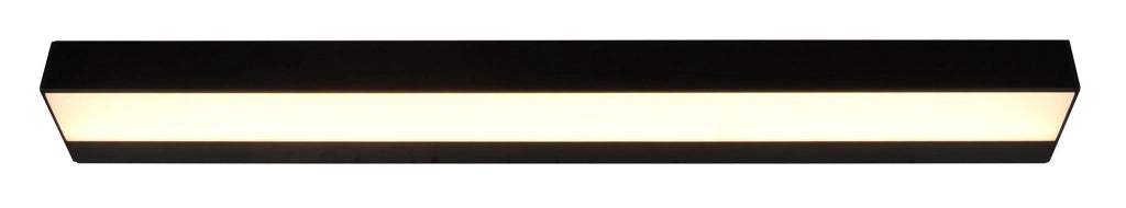Applique da Interno a LED in Alluminio Nero Opaco