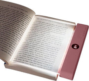 Luce da lettura portatile, Luce da lettura piana con timer, Lampada da lettura luminosa per protezione degli occhi, Regolabile, Luce da lettura per lettura in camera da letto, Lettura notturna, Auto (Rosso)