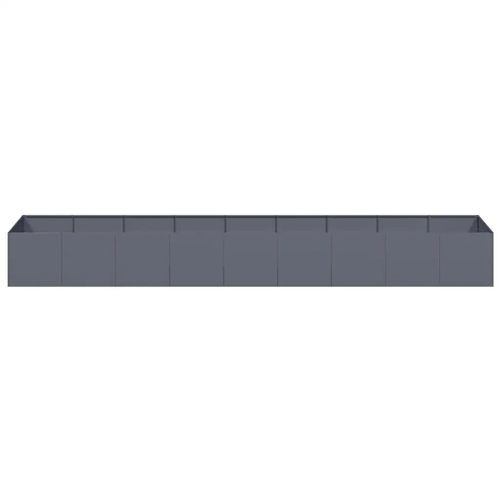 Fioriera Antracite 360x80x40 cm in Acciaio 860768