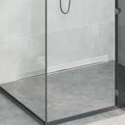 Scarico Doccia da Parete Argento 100 cm Acciaio Inox 304