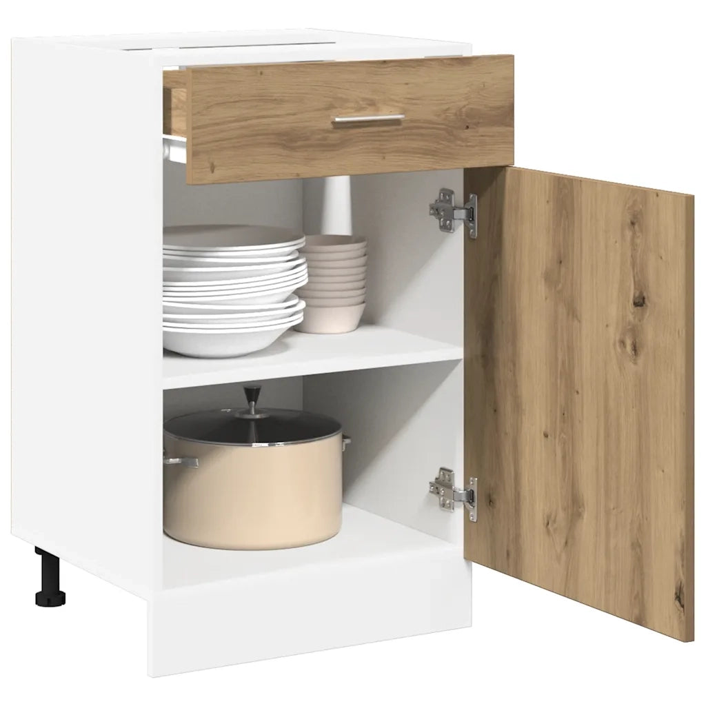 Cassettiera “Lyon” Rovere Artigianale 50x46x81,5 cm 856087