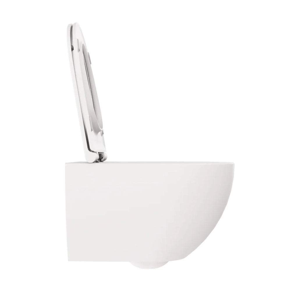 Azzurra Ceramica "Comoda" Coppia Di Sanitari Sospesi Bianco Opaco Senza Brida