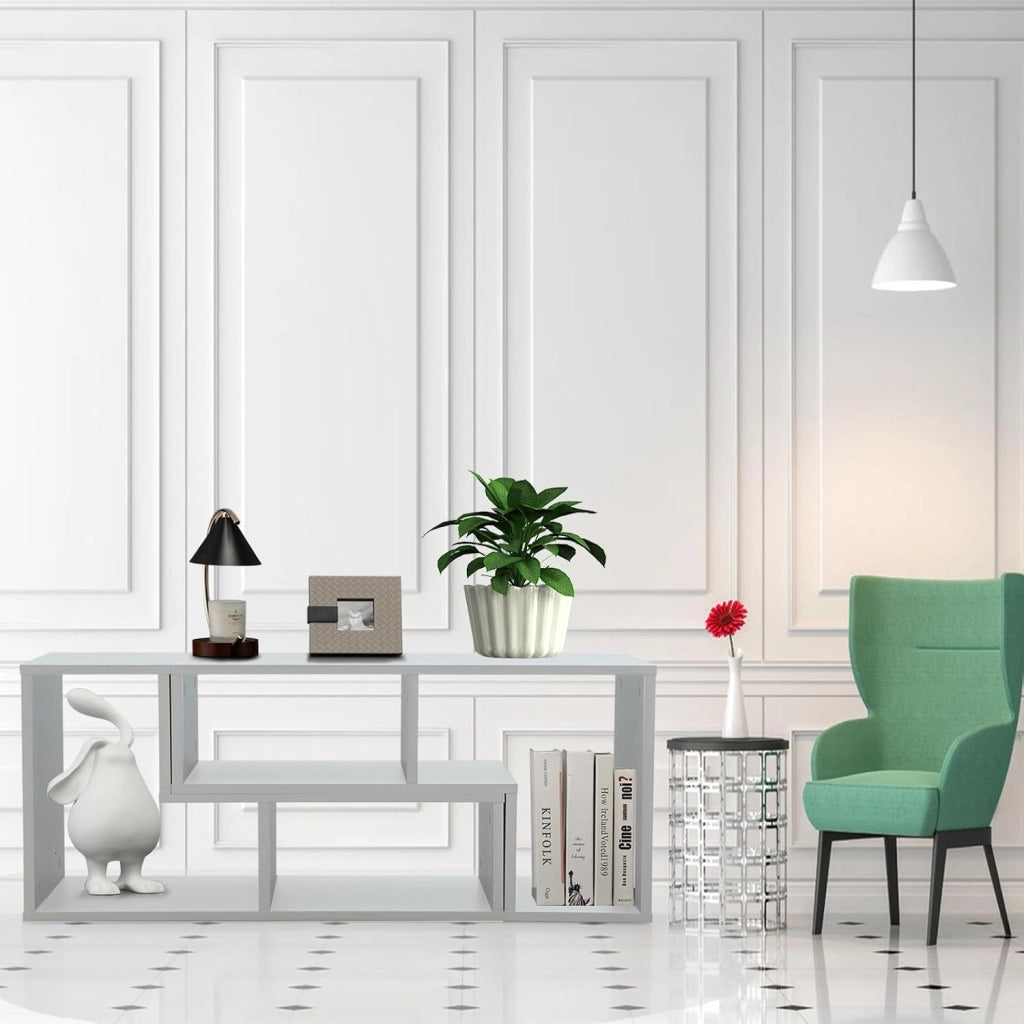 Set di mobili per TV da 3 pezzi, tavolo per TV da 50-65 pollici, multifunzionale stand a terra con 6 scomparti, combinabile liberamente a seconda dello spazio, per soggiorno e camera da letto
