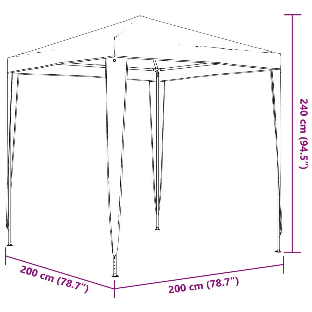 Tenda per Feste 2x2 m Blu 48501