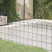 Recinzione per Giardino in Ferro Verniciato a Polvere 10x0,65 m 141073