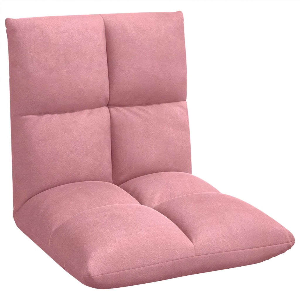 Sedia da Pavimento Rosa 50 x 61 x 57 cm Velluto 42028153