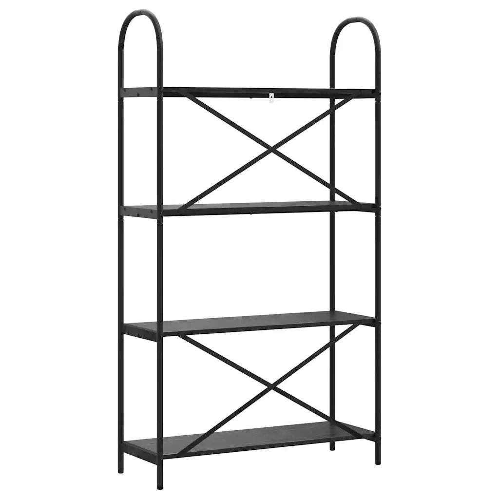 Libreria Rovere Nero 80 x 30 x 146 cm Legno multistrato 879893