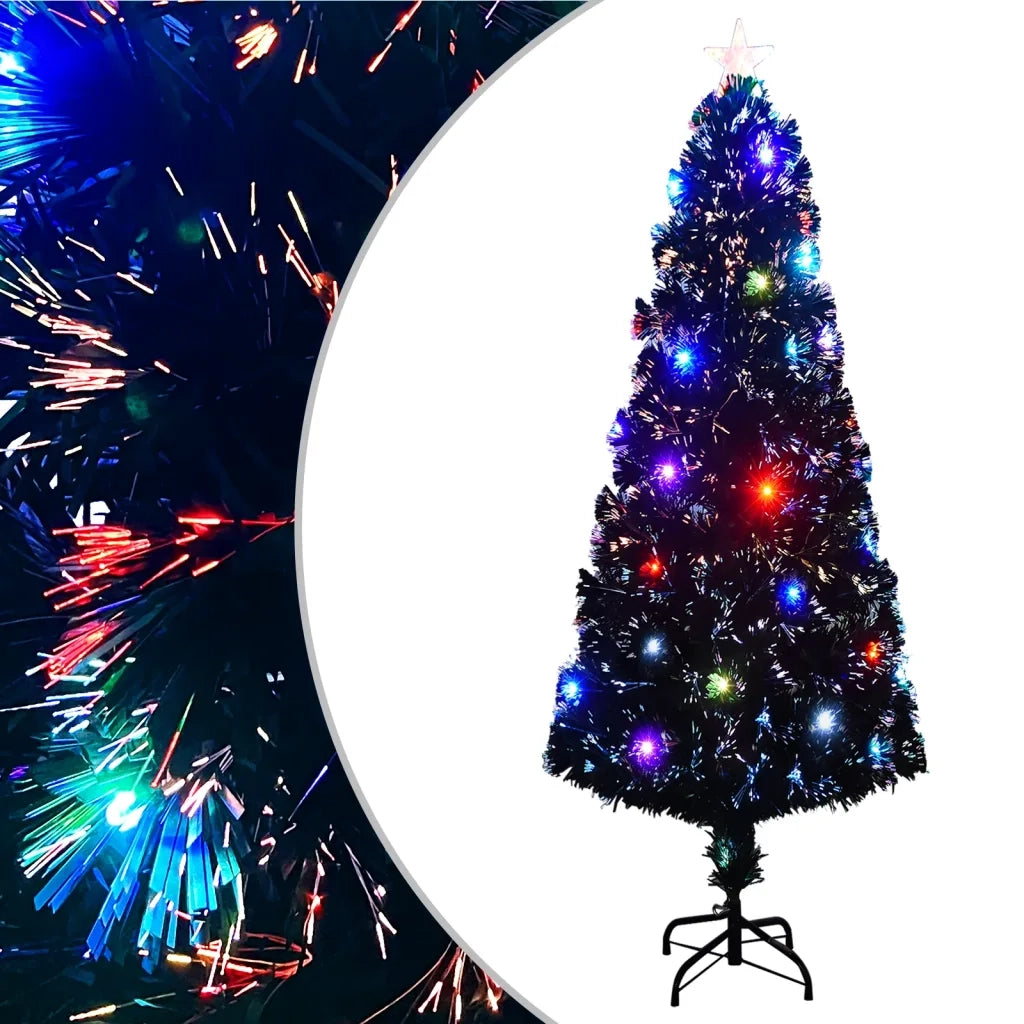 Albero di Natale Artificiale Supporto/LED 240 cm Fibra Ottica cod mxl 15605