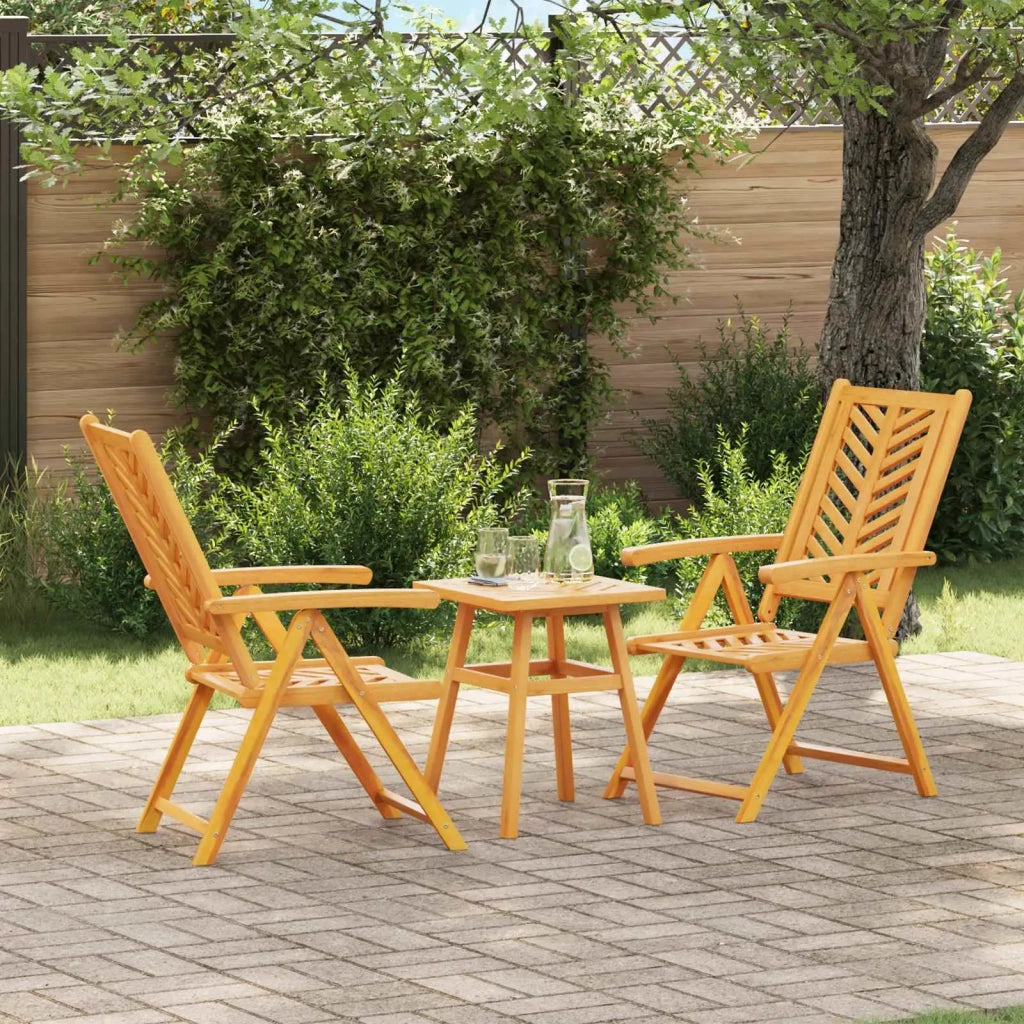 Set da Pranzo per Giardino 3 pcs Marrone 3154120