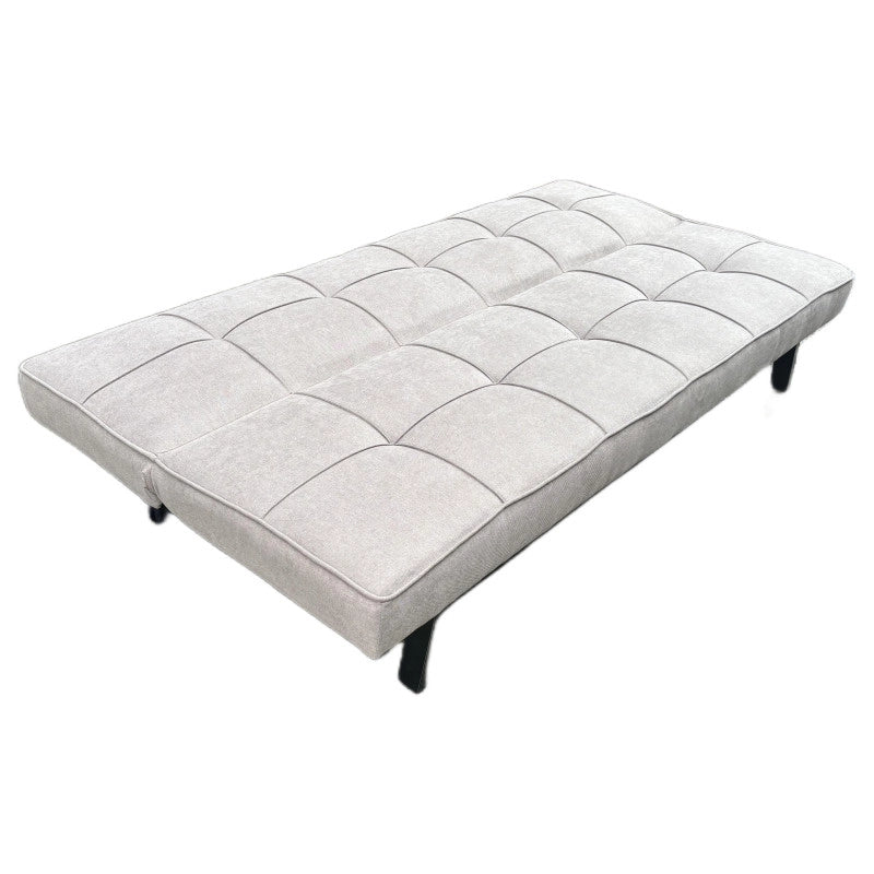 Divano Letto Clarelle In Tessuto Tortora Dimensione 178x81x71