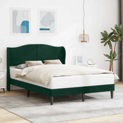 Struttura del letto Verde Scuro 140 x 190 cm Velluto 42027919