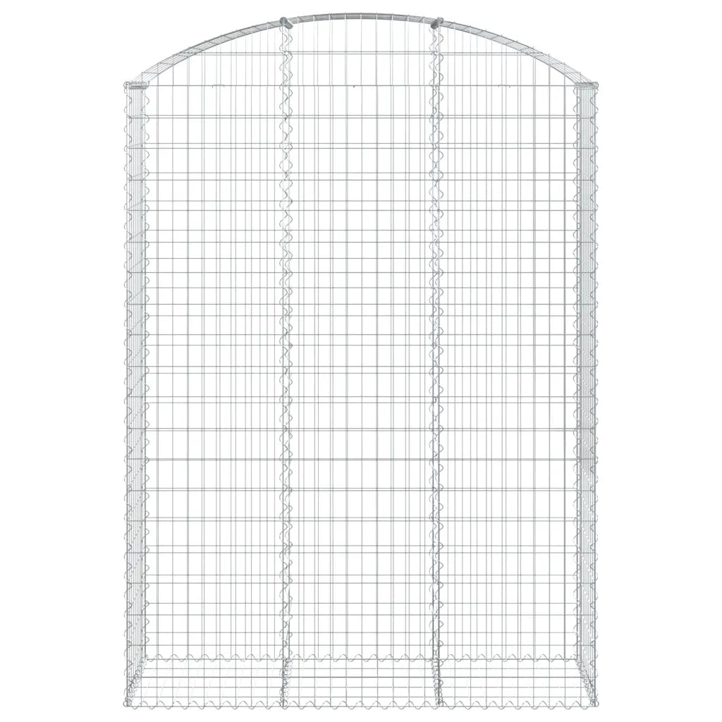Cesto Gabbione ad Arco 150x50x200/220 cm Ferro Zincato
