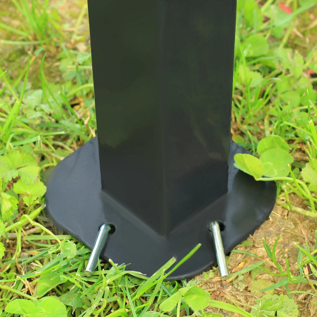 Gazebo da Giardino 3x4m con Tende in Acciaio e Poliestere Bianco e Crema