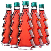 KADAX Butelka choinka 200ml pakiet 5szt z zakętką