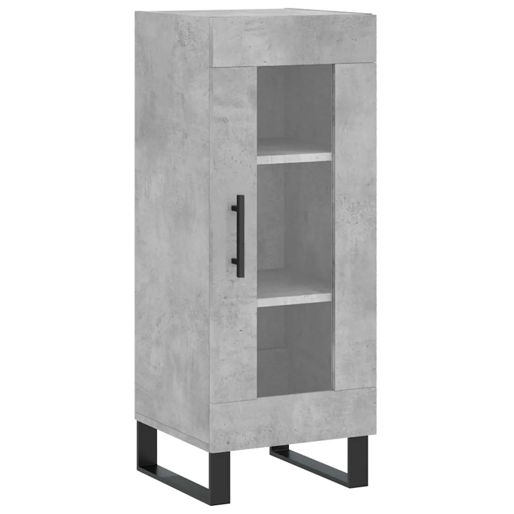 Credenza Grigio Cemento 34,5x34x180 cm in Legno Multistrato 3199069