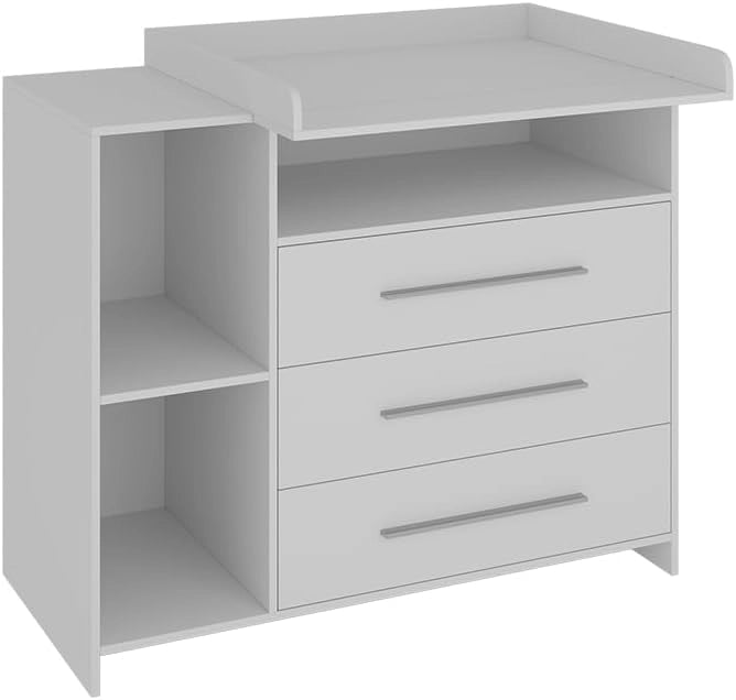Fasciatoio Paula, Bianco, 110 x 93.5 cm con fasciatoio