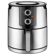 Unold 58655 friggitrice Doppia 5 L 1400 W Friggitrice ad aria calda Nero, Acciaio inox