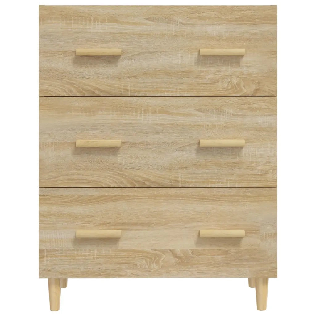 Credenza Rovere Sonoma 70x34x90 cm in Legno Multistrato 812153