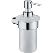 Dosasapone con erogatore in ottone cromato da muro in alluminio, ottone e Cromall A181 Gedy serie AZZORRE Cromato