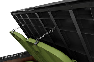 Baule da Esterno Keter Darwin Store-it-Out 140x80x120 cm in Evothech+ Marrone