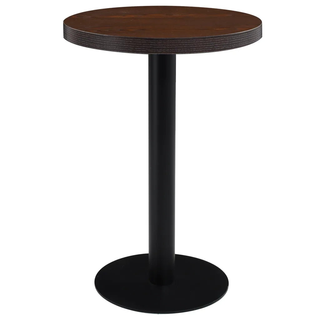 Tavolo da Bistrot Marrone Scuro 60 cm in MDF cod mxl 70935