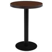 Tavolo da Bistrot Marrone Scuro 60 cm in MDF cod mxl 70935