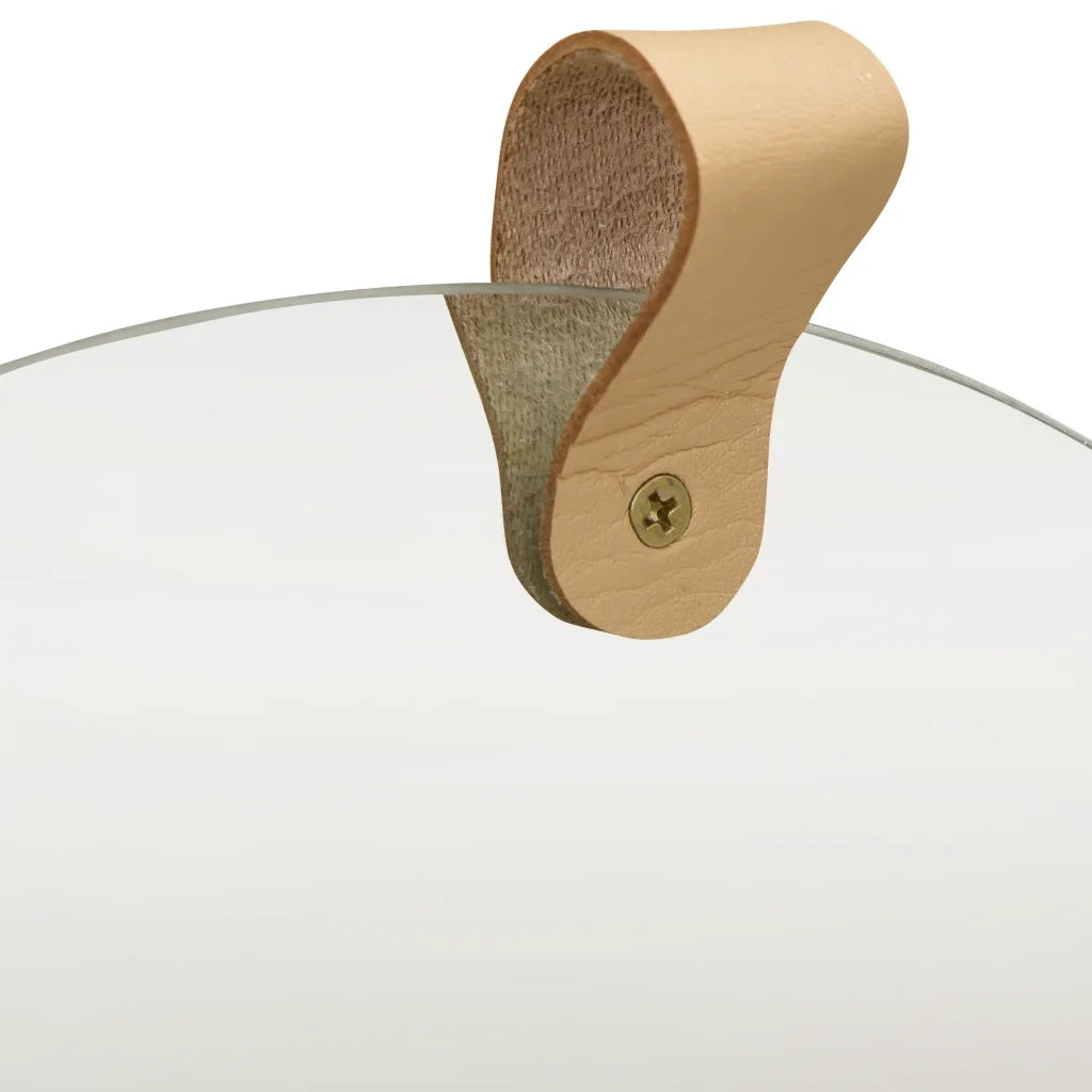 Specchio da Parete in Legno Massello di Pino 35 cm 322801