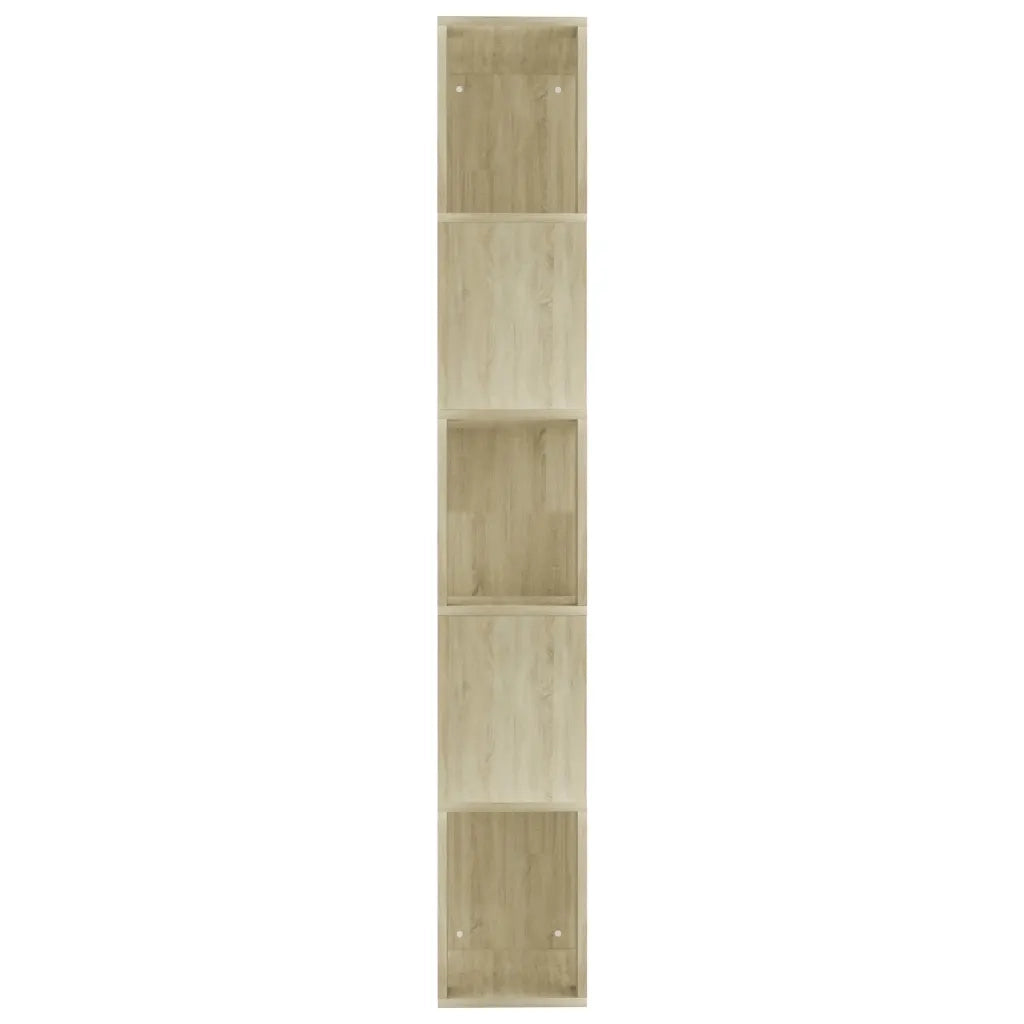Libreria/Divisorio Rovere Sonoma 45x24x159 cm Legno Multistrato cod mxl 13245