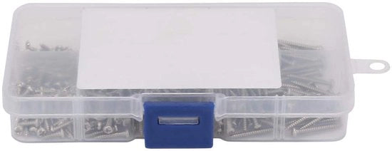 400 pezzi di viti a tappo a secco in acciaio inossidabile M2.2 - Alta resistenza - Assortimento per elettronica - Duraturo e affidabile - Adatto per...