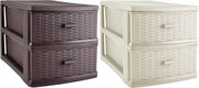 MAURY'S CASSETTIERA INTRECCIO RATTAN MEDIA 19X14X11CM COLORI ASSORTITI