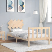 Giroletto senza Materasso 90x200 cm in Legno Massello di Pino
