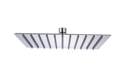 SOFFIONE DOCCIA INOX QUADRO 250X250 MM GROENLA- 1,0 pz
