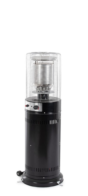 Scaldapatio a Gas  Ø46x135 cm in Acciaio Colonna Nero