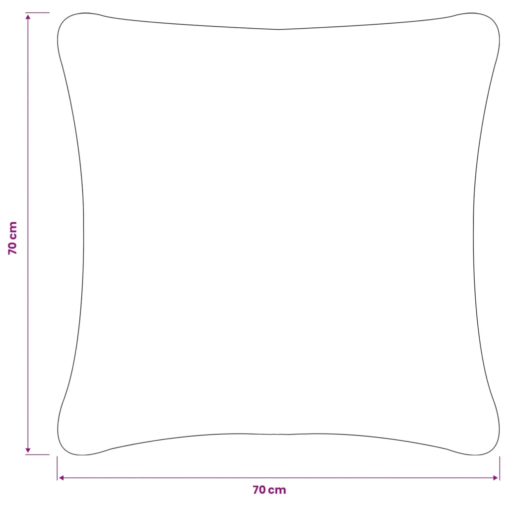 Federa 6 pcs HEERLEN Grigio Scuro 70 x 70 cm Bouclé 913396