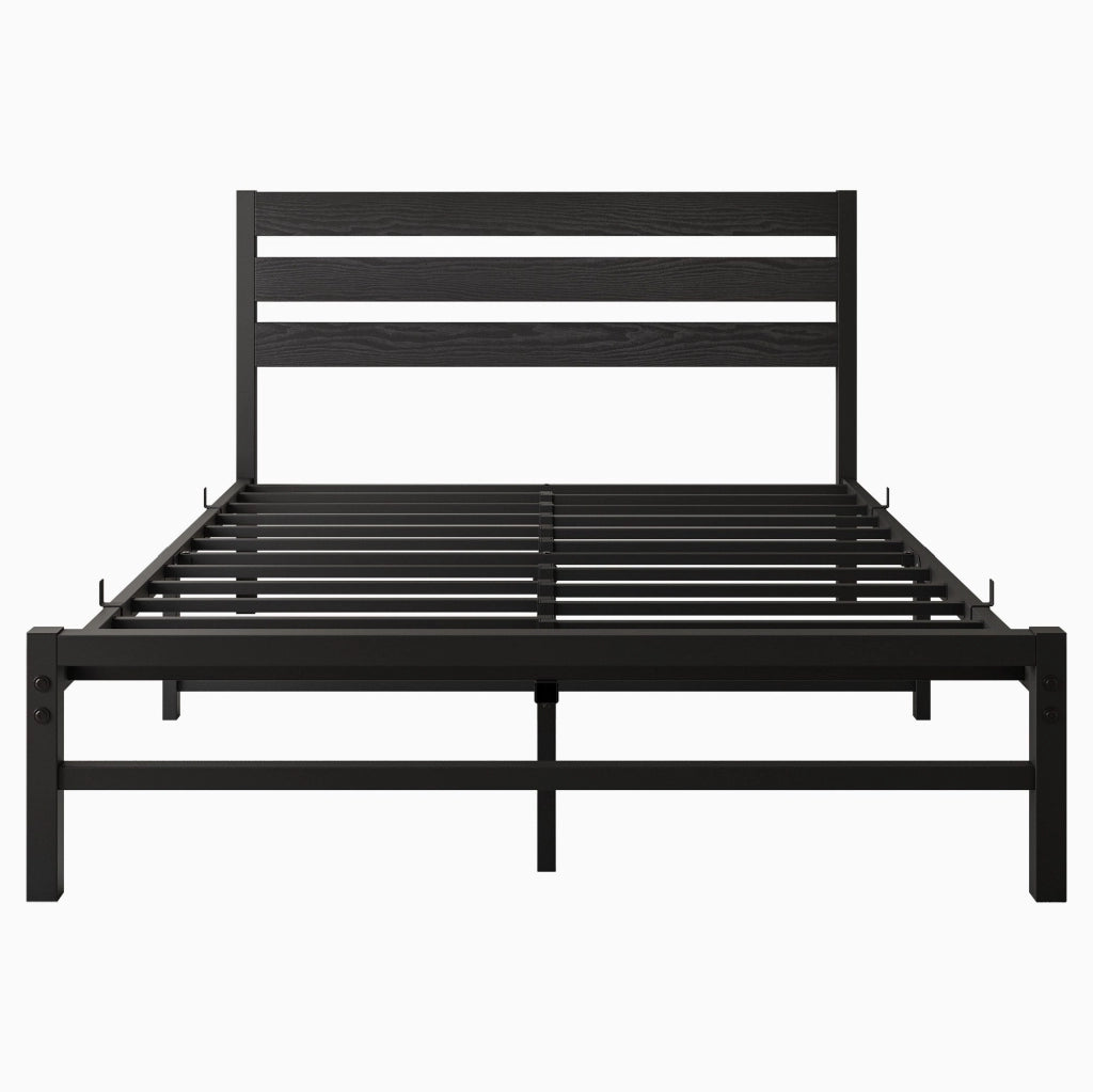 Letto singolo 140x200 cm, colore nero