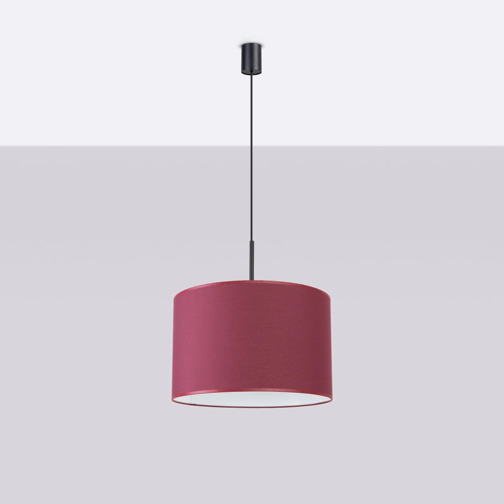Lampada a sospensione minimal borgogna 40cm E27 PURELA