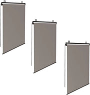Tre reti di tenda per pergola in taupe, dimensioni 124 x 225 cm