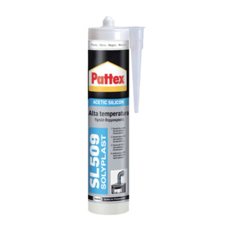 PATTEX SILICONE ALTE TEMP. SL509 NERO 300 ML CARTUC- HENKEL ITALIA- 1,0 pz