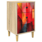 Armadio da Notte HEESCH Rovere Sonoma 36 x 33 x 60 cm 8007287