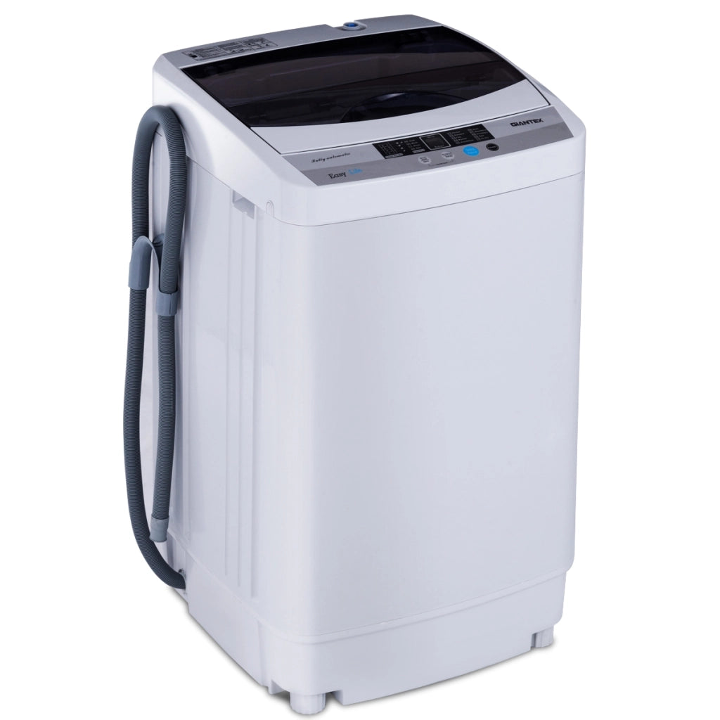 Lavatrice portatile automatico 4,5kg con 10 programmi Lavatrice centrifuga silenziosa 310W Bianco
