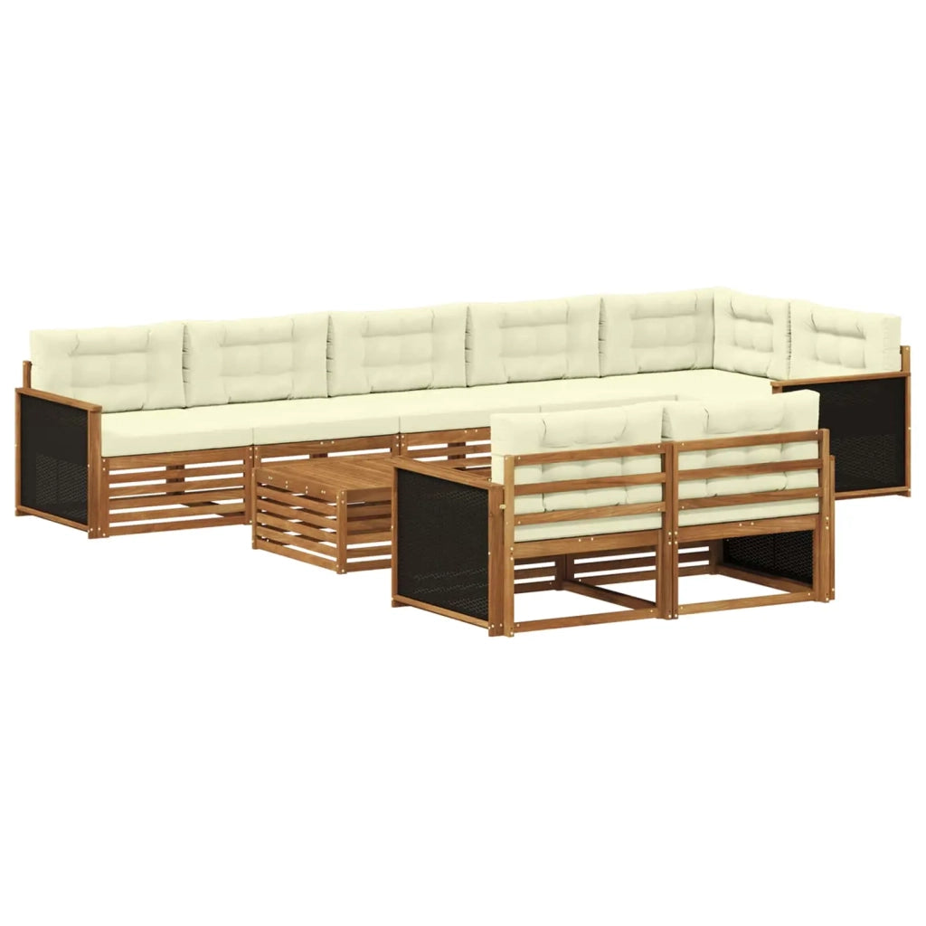Set di divani da esterno 9 pz 3383523