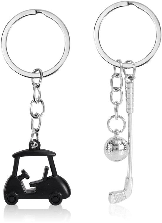 Accessori da golf - 2 pezzi - 8,5x2,9x0,9 cm - Tema sport - Accessori per tazza da golf