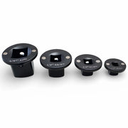 Set 4 Adattatori per Bussole a Basso Profilo 1/4–3/8–1/2–3/4–1 Pollice | FS-42201