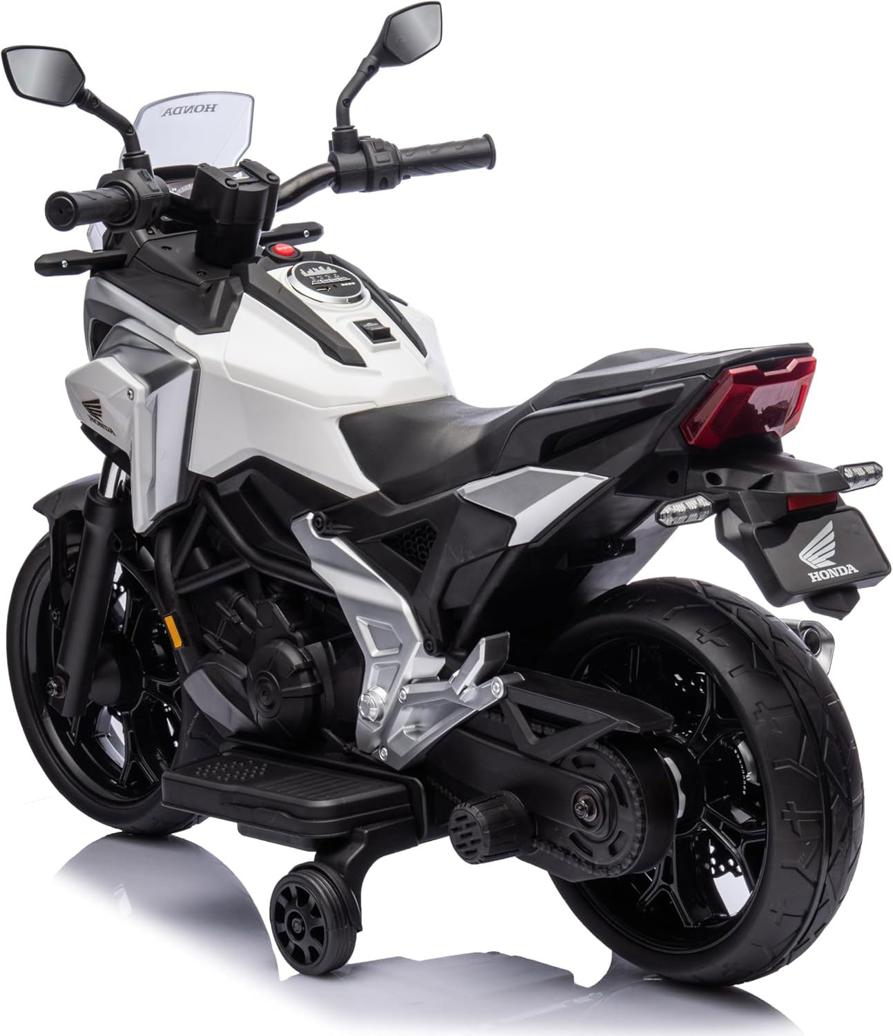 Moto Elettrica per Bambini Licenza Ufficiale Honda NC750X 12V 4,5Ah Bianco